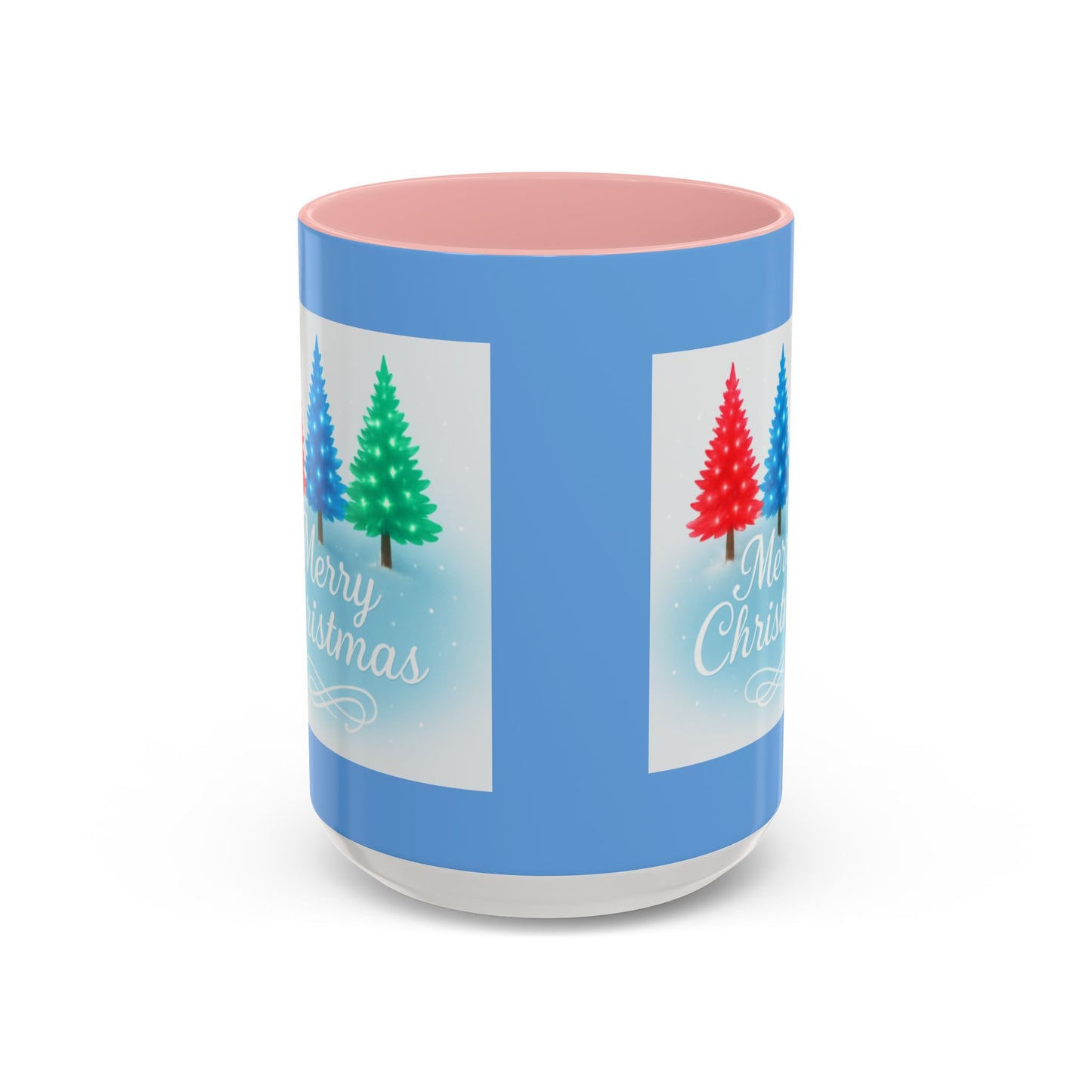 Festive Holiday Coffee Mug, Merry Christmas, Winter Decor, Gift for Her, Ceramic Mug, Hot Beverage, Christmas Tree Design