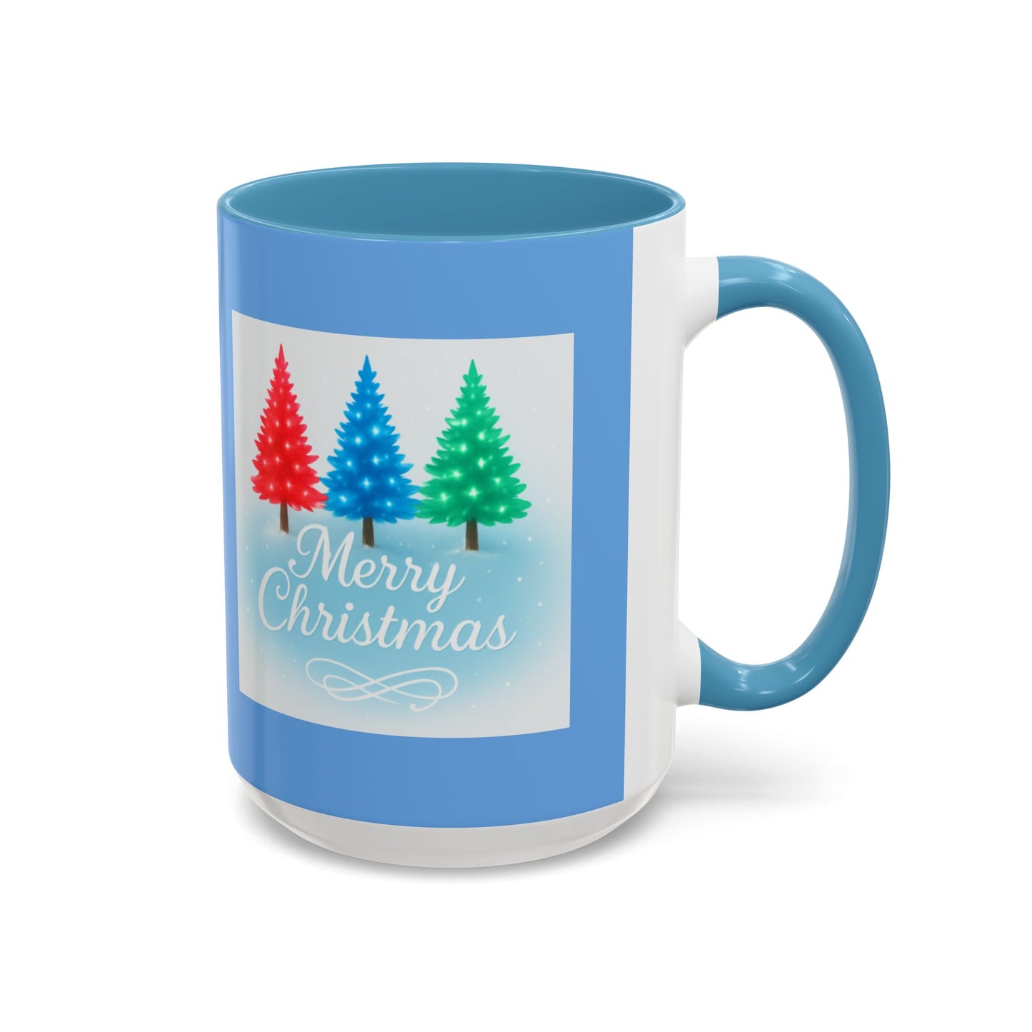 Festive Holiday Coffee Mug, Merry Christmas, Winter Decor, Gift for Her, Ceramic Mug, Hot Beverage, Christmas Tree Design