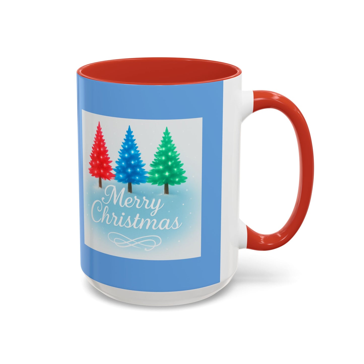 Festive Holiday Coffee Mug, Merry Christmas, Winter Decor, Gift for Her, Ceramic Mug, Hot Beverage, Christmas Tree Design