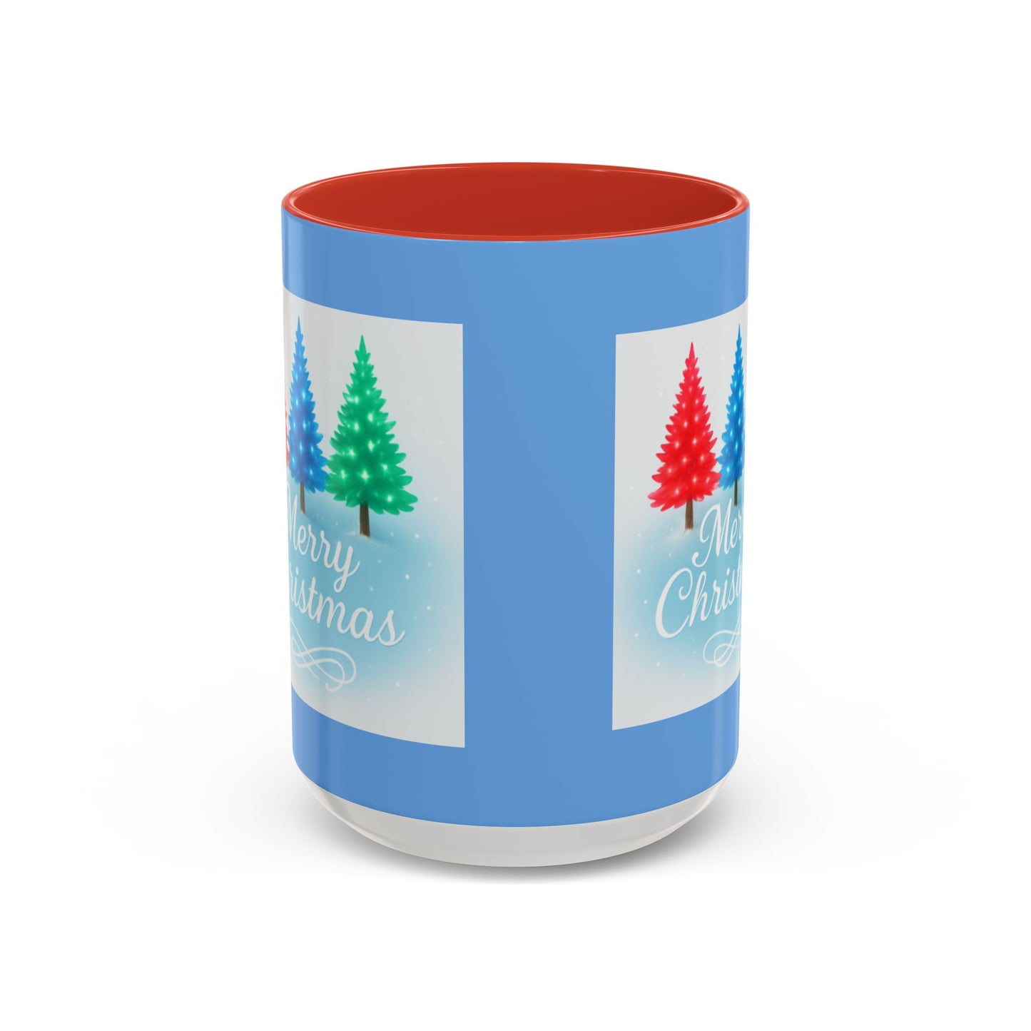 Festive Holiday Coffee Mug, Merry Christmas, Winter Decor, Gift for Her, Ceramic Mug, Hot Beverage, Christmas Tree Design