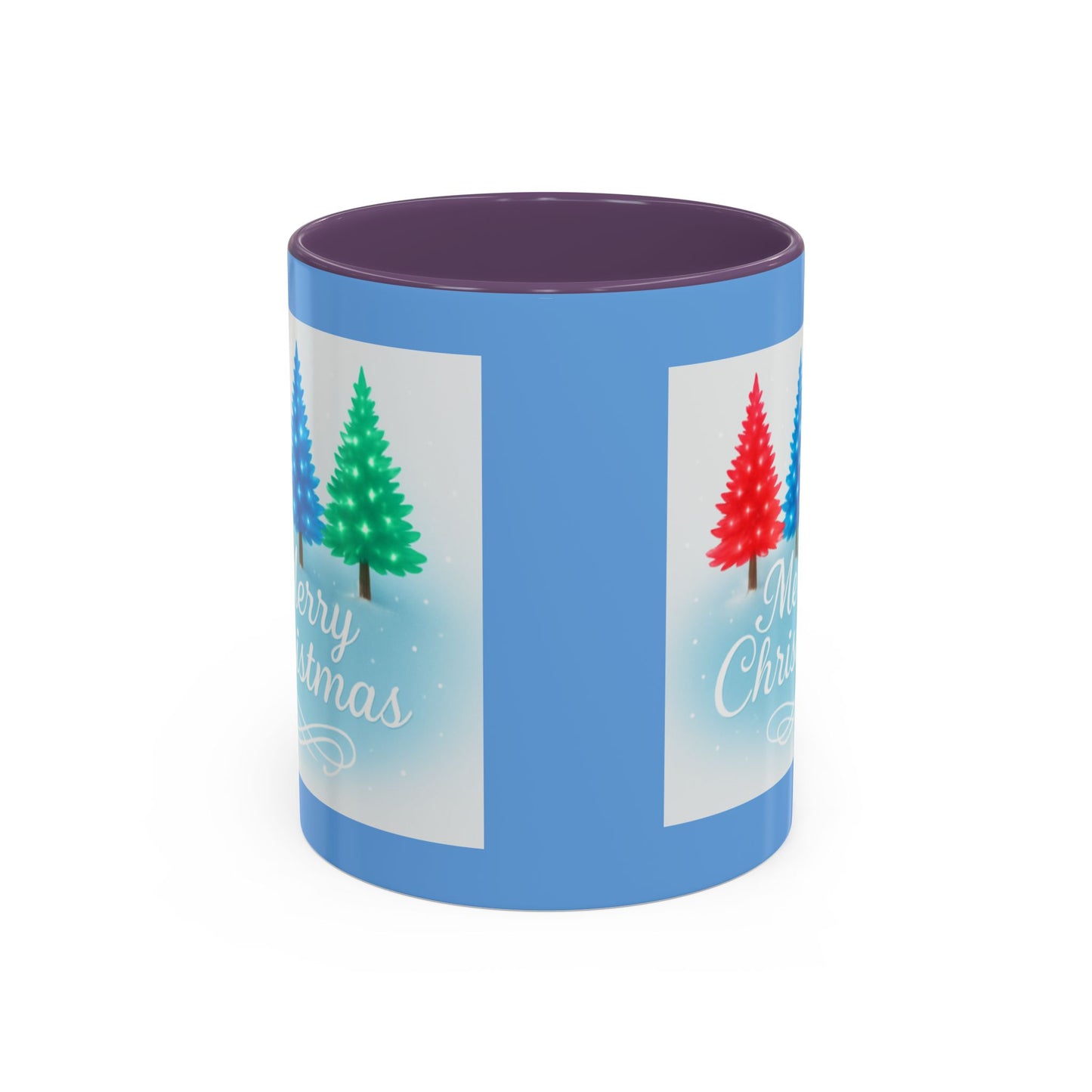 Festive Holiday Coffee Mug, Merry Christmas, Winter Decor, Gift for Her, Ceramic Mug, Hot Beverage, Christmas Tree Design