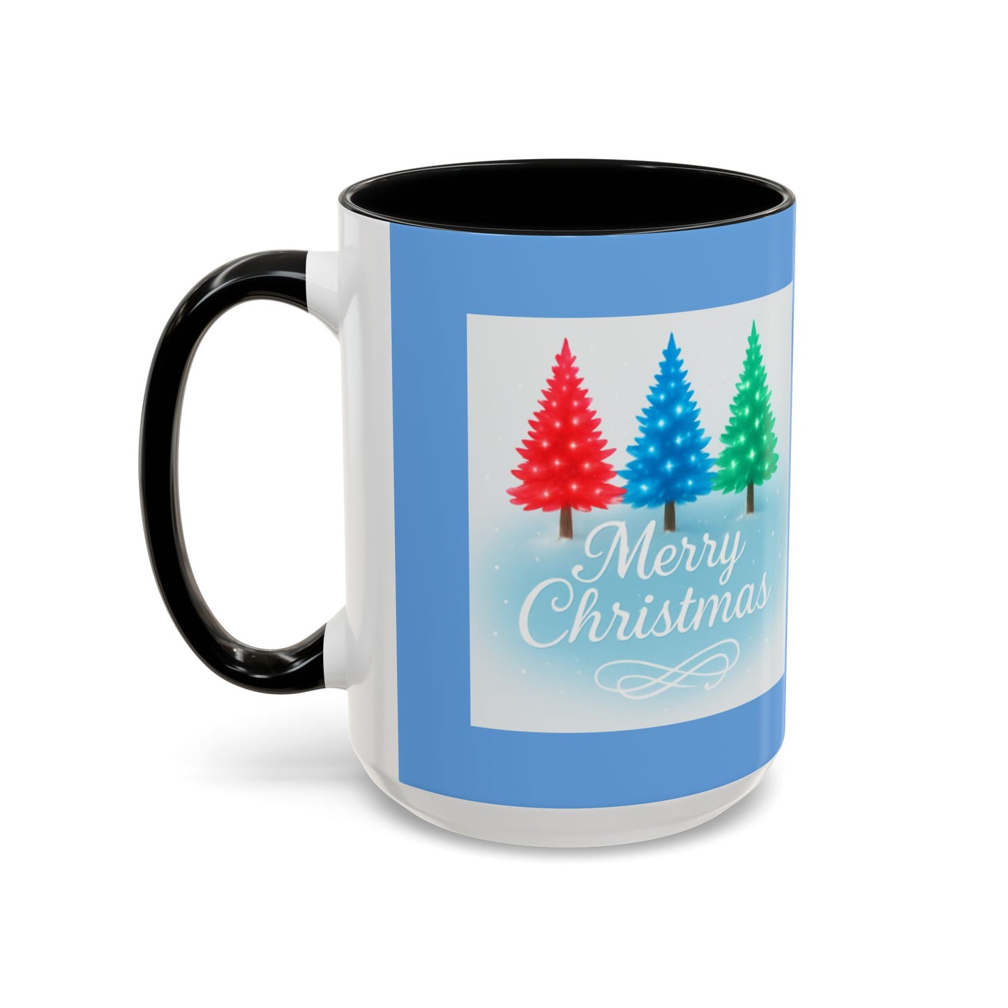 Festive Holiday Coffee Mug, Merry Christmas, Winter Decor, Gift for Her, Ceramic Mug, Hot Beverage, Christmas Tree Design