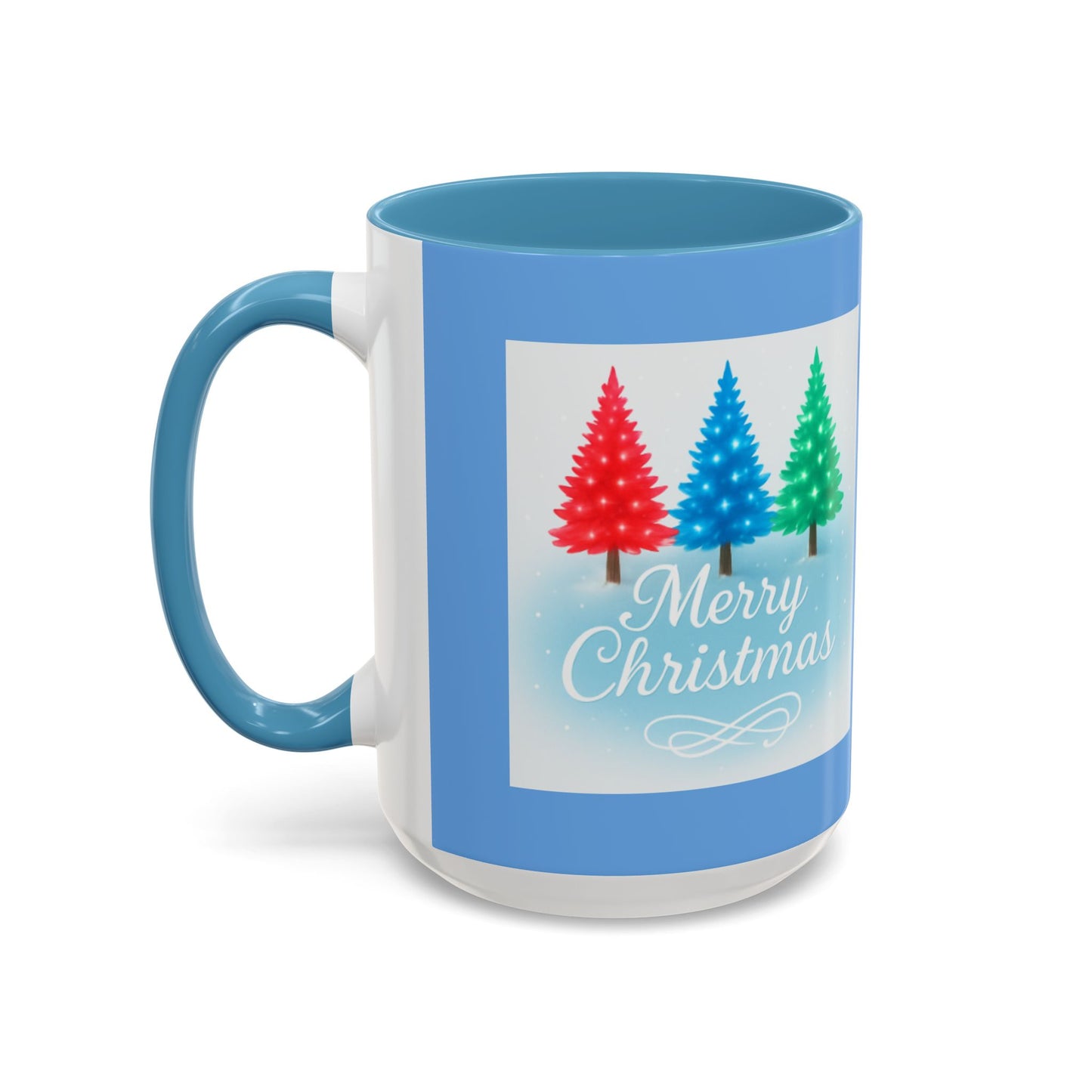 Festive Holiday Coffee Mug, Merry Christmas, Winter Decor, Gift for Her, Ceramic Mug, Hot Beverage, Christmas Tree Design