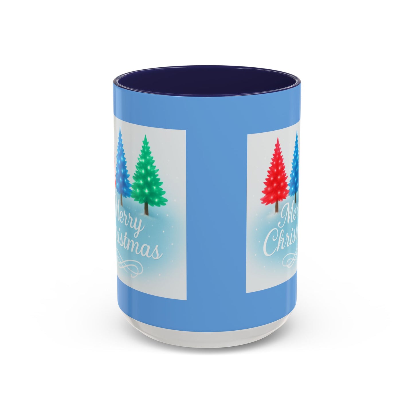 Festive Holiday Coffee Mug, Merry Christmas, Winter Decor, Gift for Her, Ceramic Mug, Hot Beverage, Christmas Tree Design