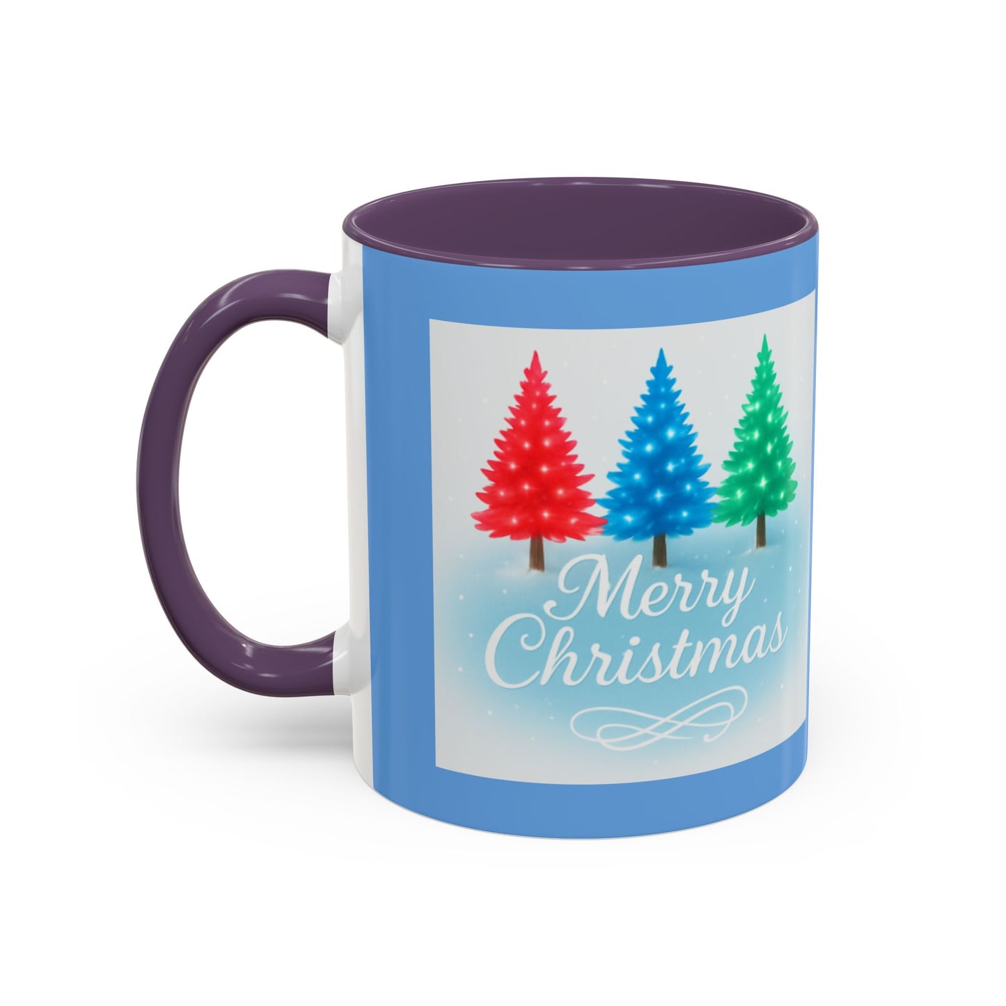 Festive Holiday Coffee Mug, Merry Christmas, Winter Decor, Gift for Her, Ceramic Mug, Hot Beverage, Christmas Tree Design