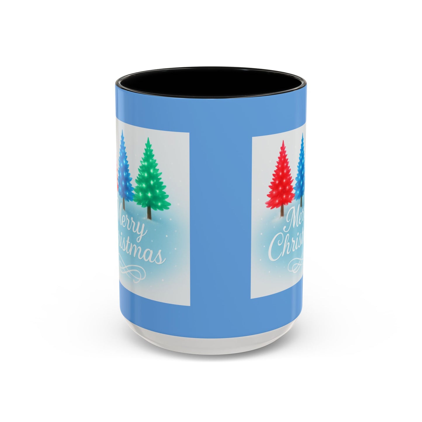 Festive Holiday Coffee Mug, Merry Christmas, Winter Decor, Gift for Her, Ceramic Mug, Hot Beverage, Christmas Tree Design