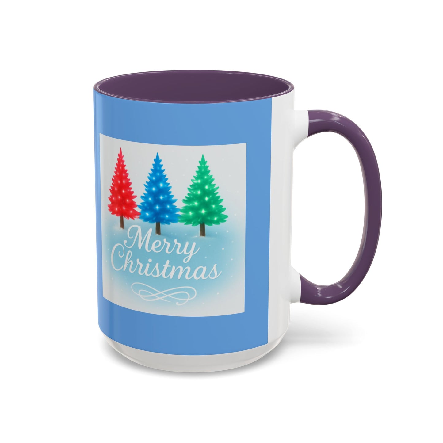 Festive Holiday Coffee Mug, Merry Christmas, Winter Decor, Gift for Her, Ceramic Mug, Hot Beverage, Christmas Tree Design