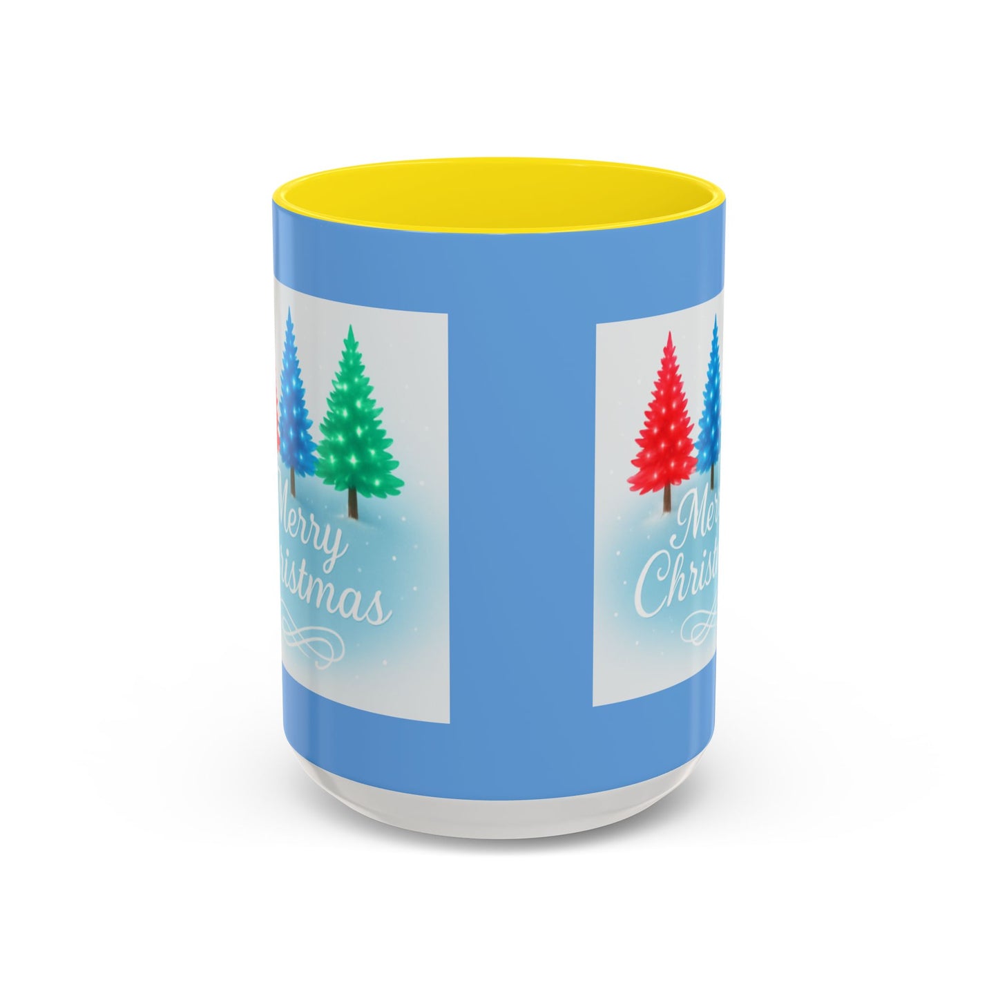 Festive Holiday Coffee Mug, Merry Christmas, Winter Decor, Gift for Her, Ceramic Mug, Hot Beverage, Christmas Tree Design
