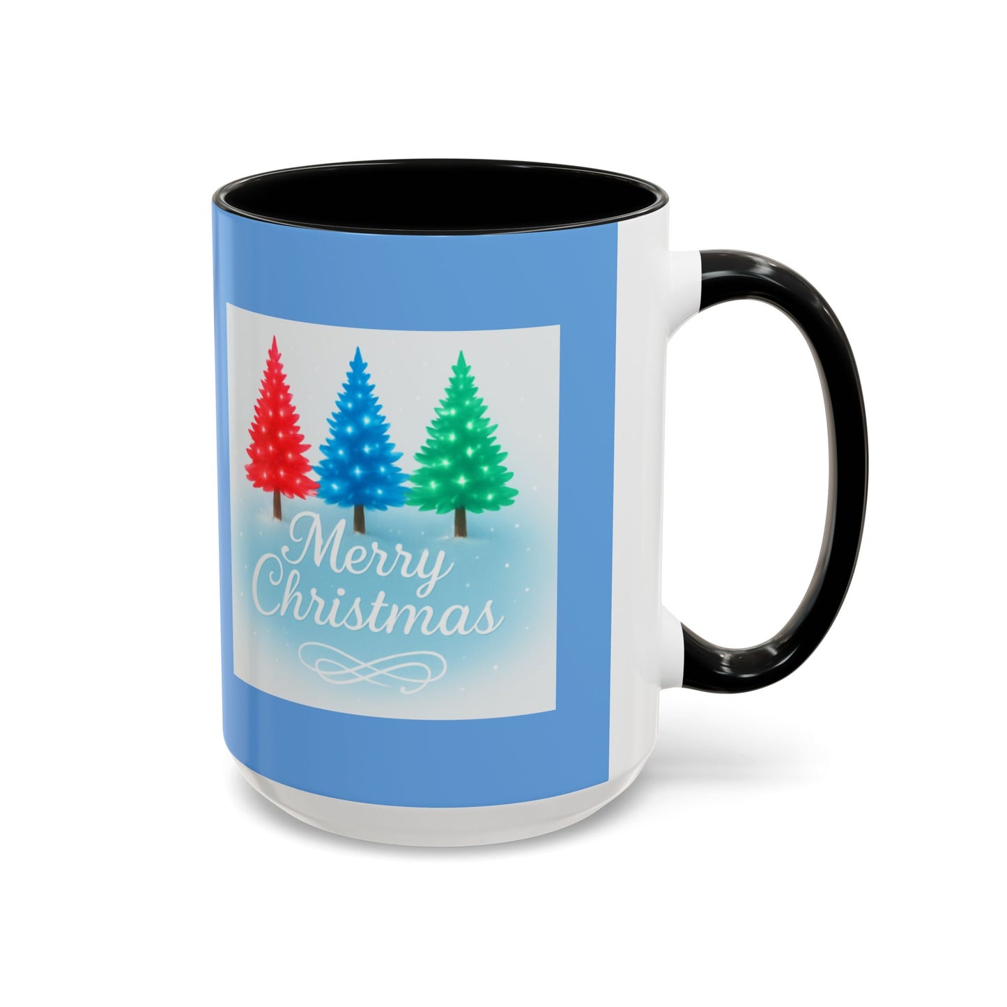 Festive Holiday Coffee Mug, Merry Christmas, Winter Decor, Gift for Her, Ceramic Mug, Hot Beverage, Christmas Tree Design