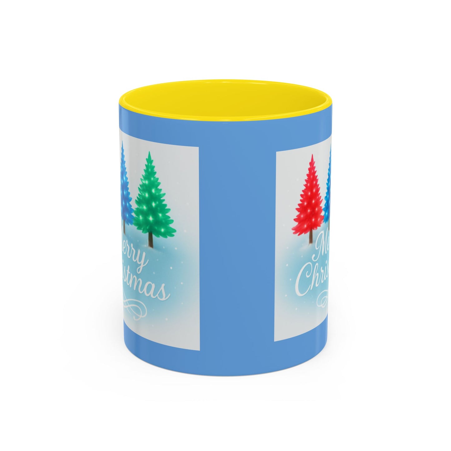 Festive Holiday Coffee Mug, Merry Christmas, Winter Decor, Gift for Her, Ceramic Mug, Hot Beverage, Christmas Tree Design