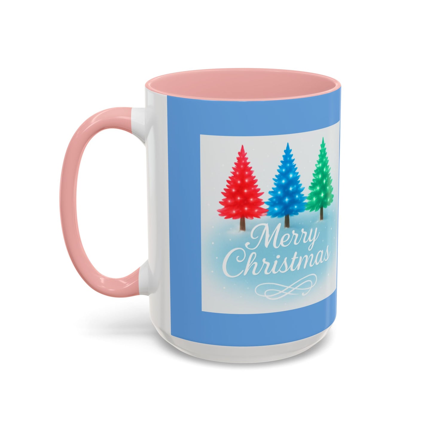 Festive Holiday Coffee Mug, Merry Christmas, Winter Decor, Gift for Her, Ceramic Mug, Hot Beverage, Christmas Tree Design