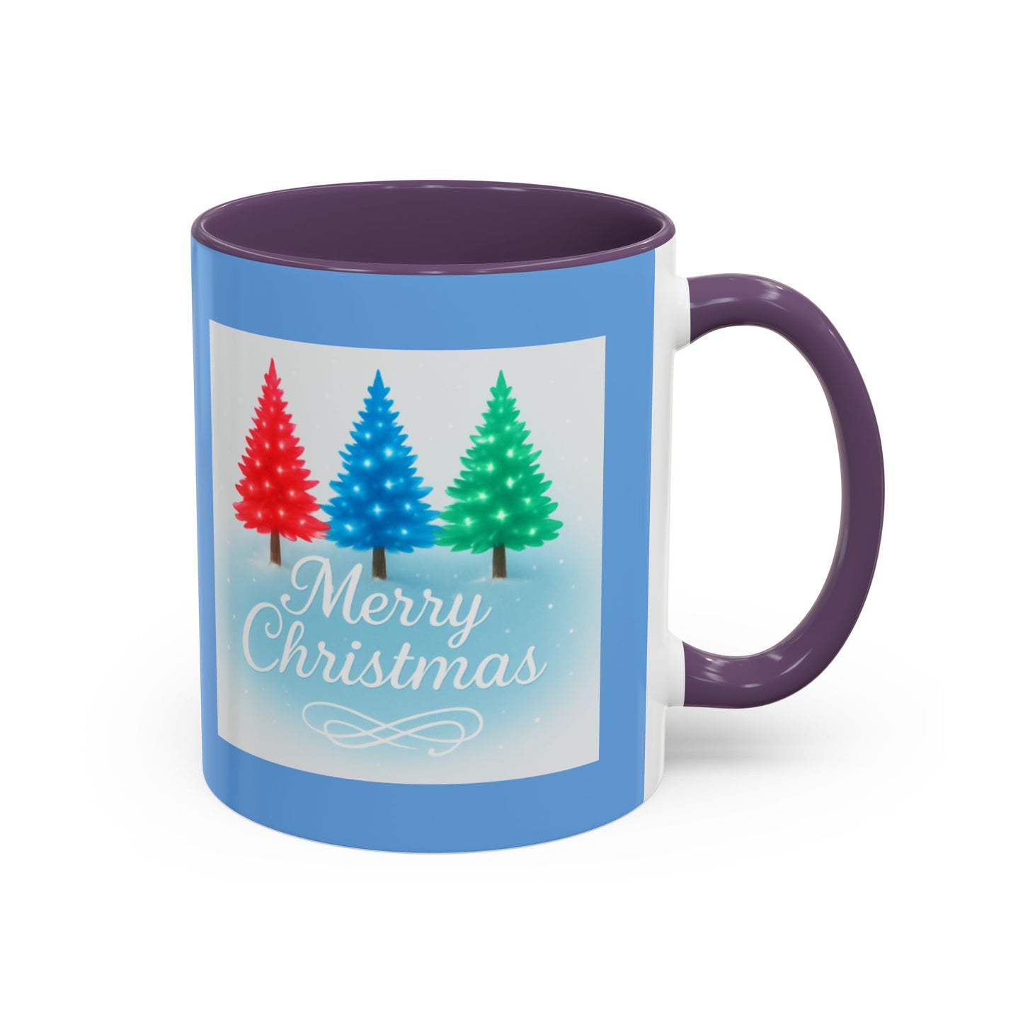 Festive Holiday Coffee Mug, Merry Christmas, Winter Decor, Gift for Her, Ceramic Mug, Hot Beverage, Christmas Tree Design