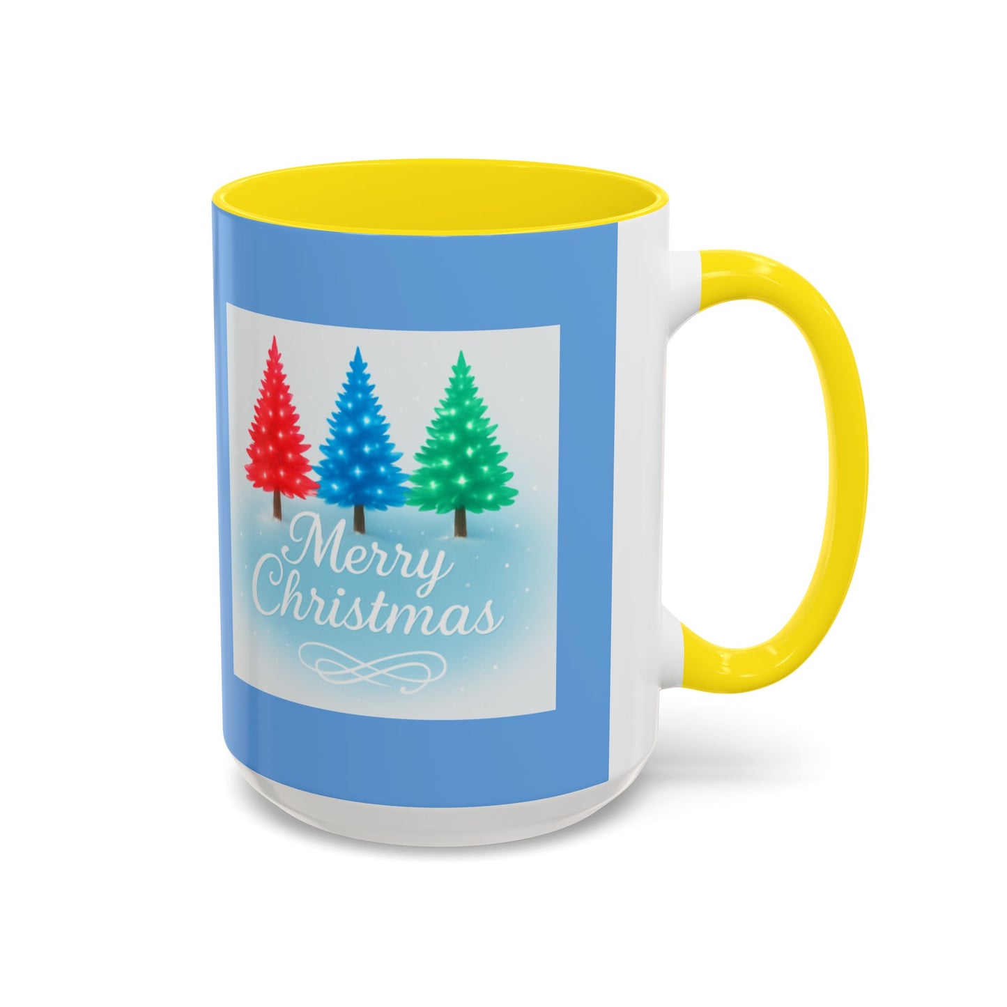 Festive Holiday Coffee Mug, Merry Christmas, Winter Decor, Gift for Her, Ceramic Mug, Hot Beverage, Christmas Tree Design