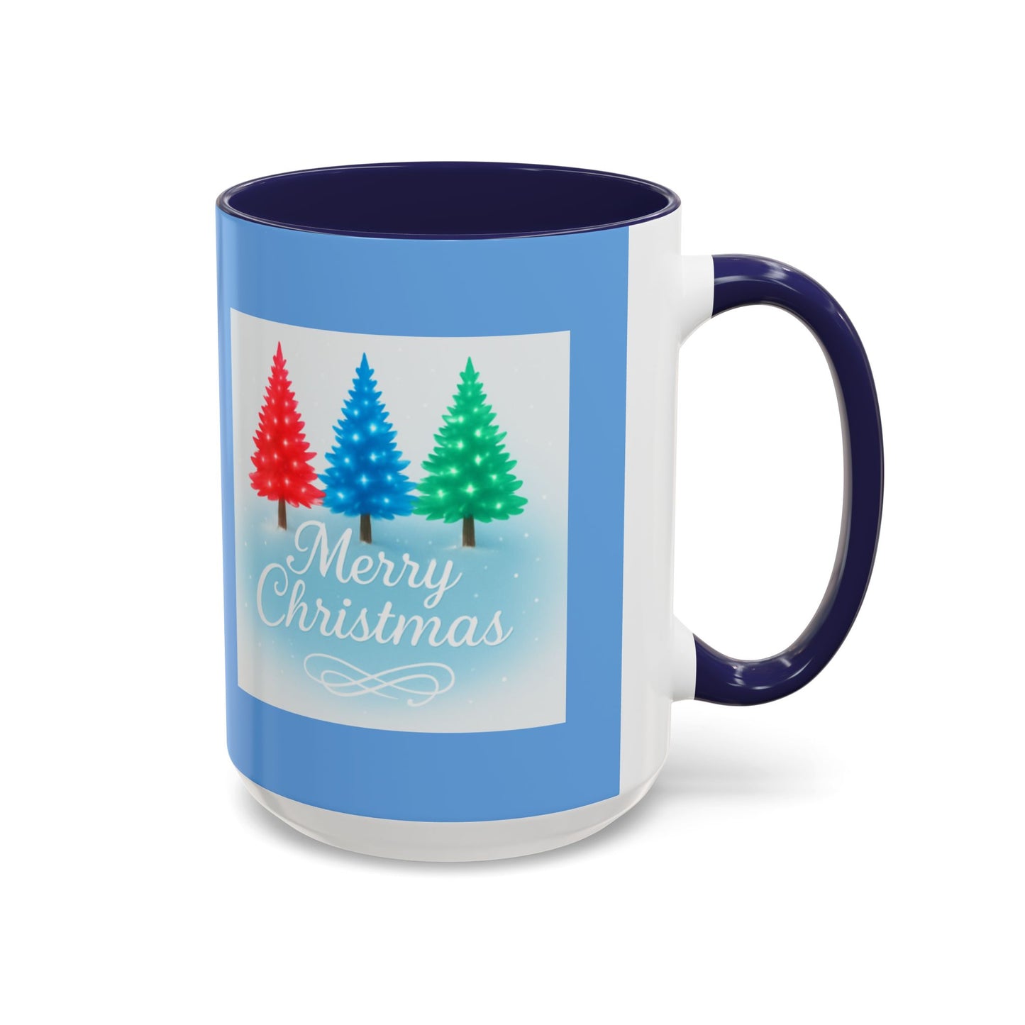 Festive Holiday Coffee Mug, Merry Christmas, Winter Decor, Gift for Her, Ceramic Mug, Hot Beverage, Christmas Tree Design