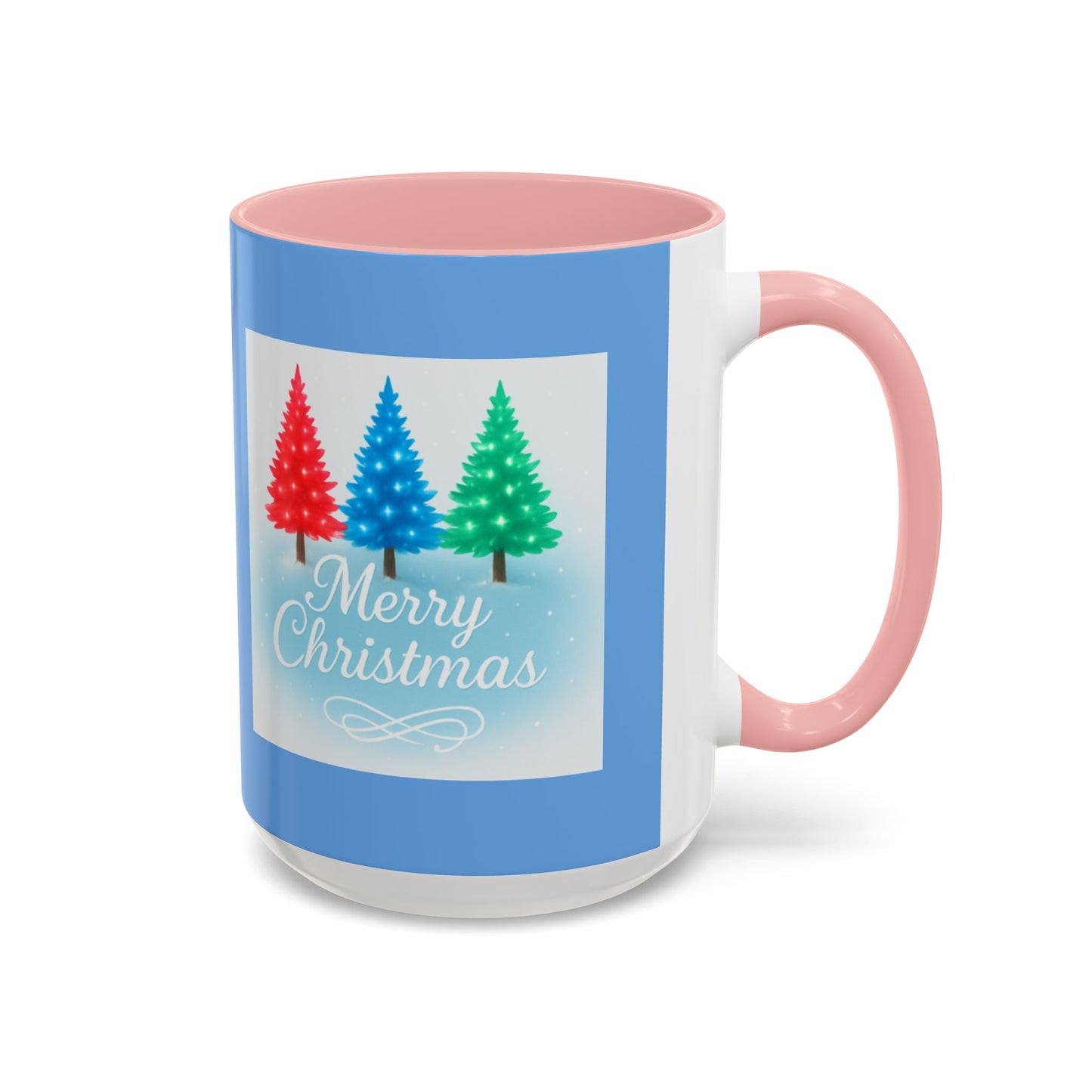 Festive Holiday Coffee Mug, Merry Christmas, Winter Decor, Gift for Her, Ceramic Mug, Hot Beverage, Christmas Tree Design